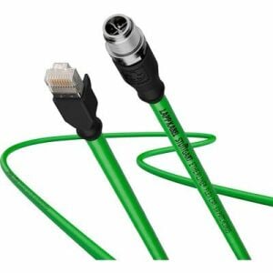U/UTP flex/26L,Cat.6A,gr,2xRJ45,4P,1m